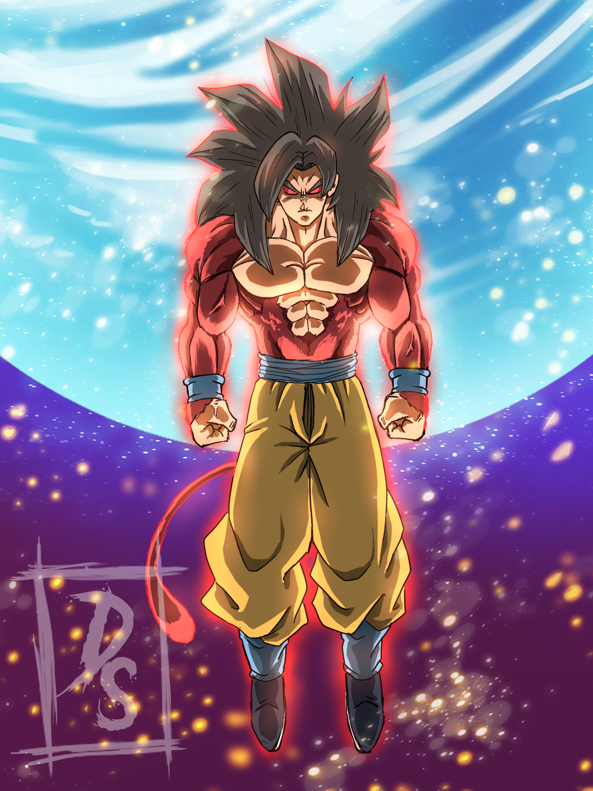 Dragon ball GT : Goku vs Baby by DaekarSenpai on DeviantArt
