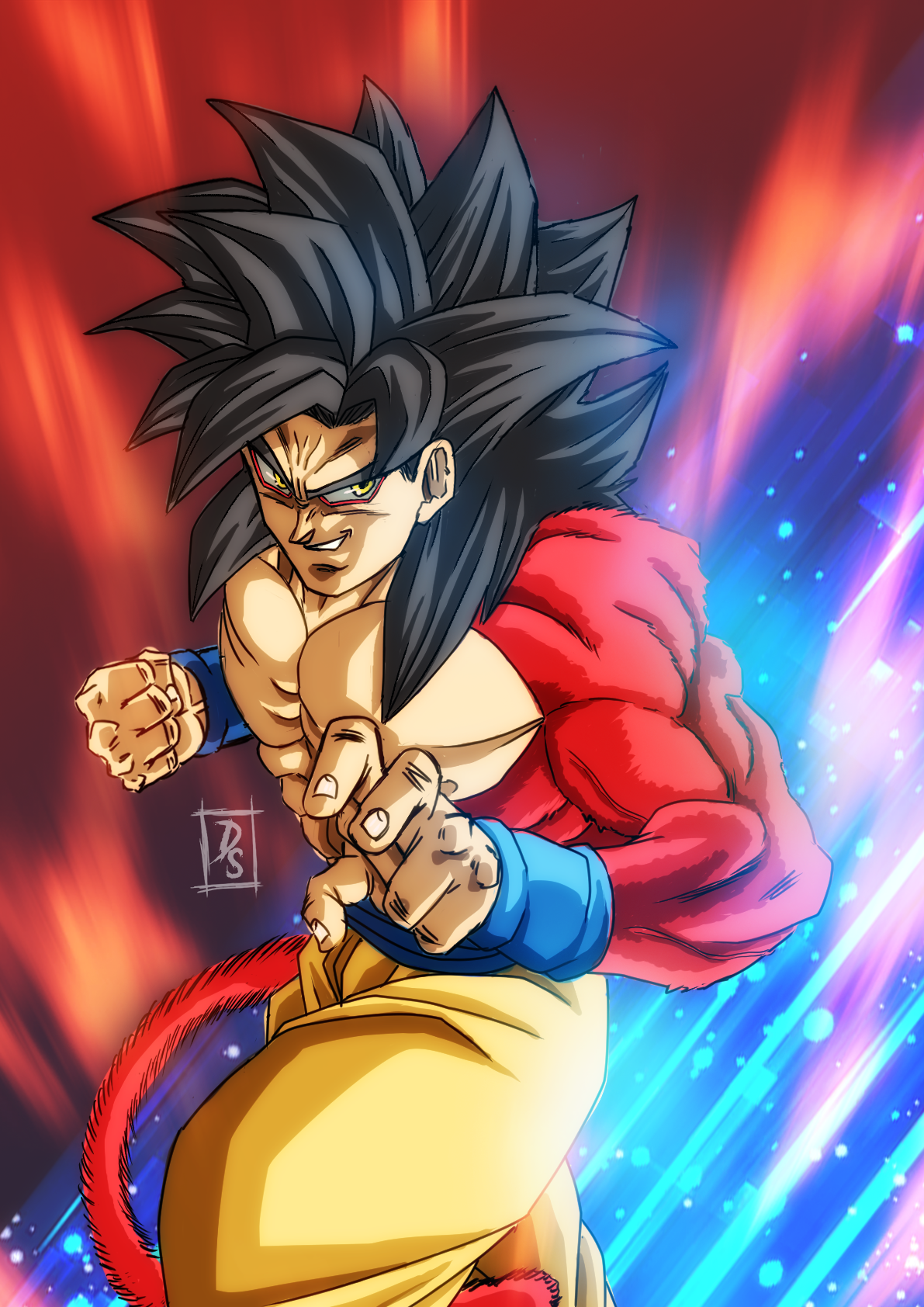 Goku Super Saiyan 4 - Dragon Ball GT by ederson96 on DeviantArt