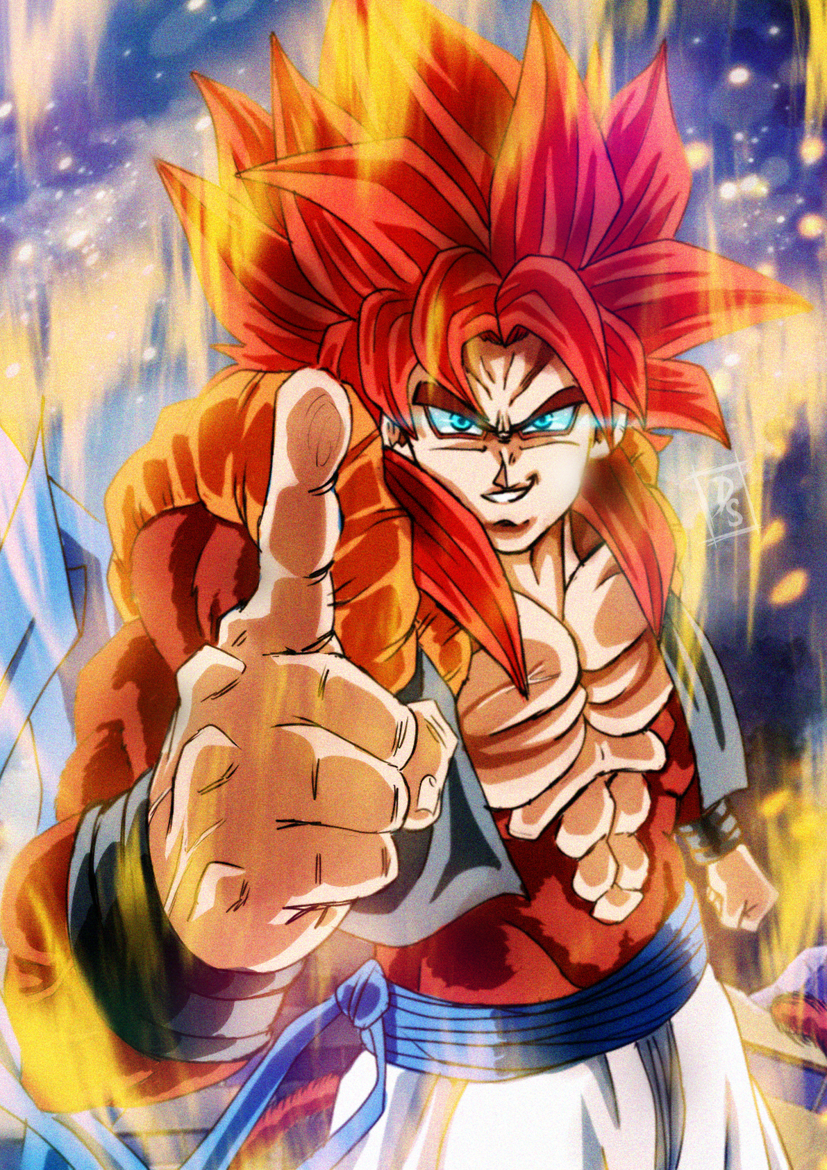 Super Saiyan 4 Gogeta  Anime dragon ball super, Anime dragon ball