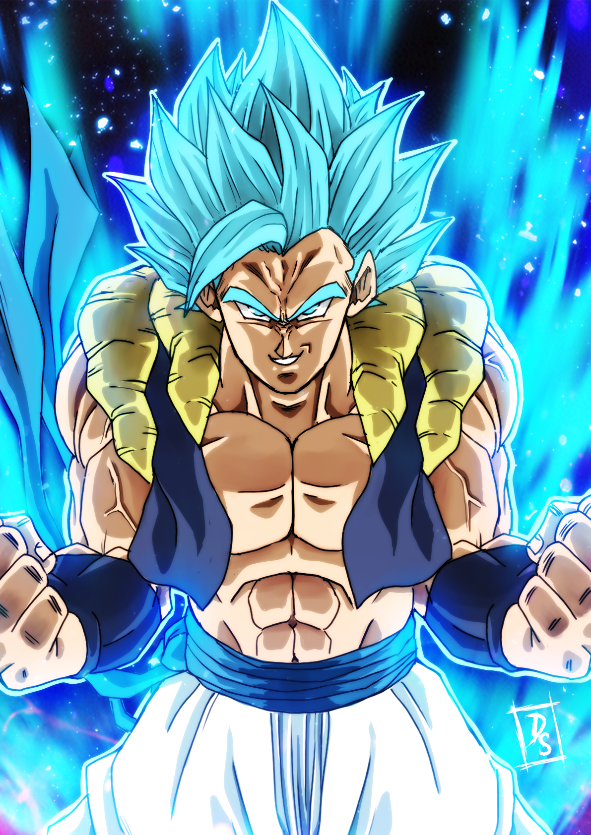 Goku Super Saiyan Blue - DB Super Broly by SaoDVD on DeviantArt