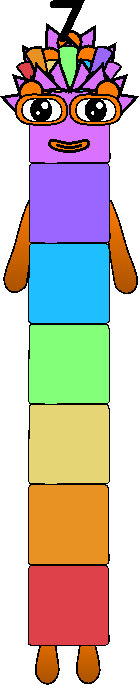 Numberblocks: Sevenni 2D by NewMissTrinaMouse on DeviantArt