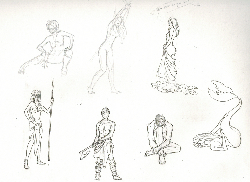 Sketch People Page 3 by sophatizer