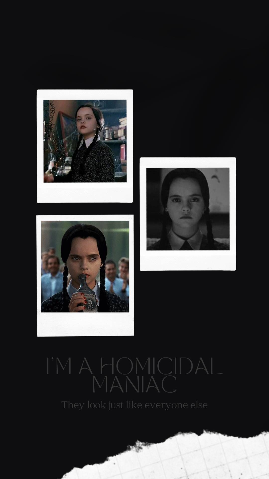 Wednesday Addams wallpaper by AbzWotzits93 on DeviantArt Wednesday Addams wallpaper by AbzWotzits93 on DeviantArt