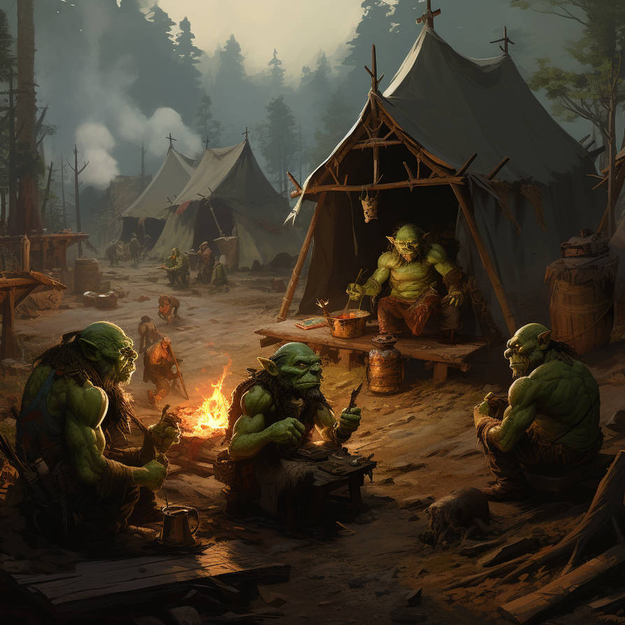 Goblin camp by Dracula123 on DeviantArt