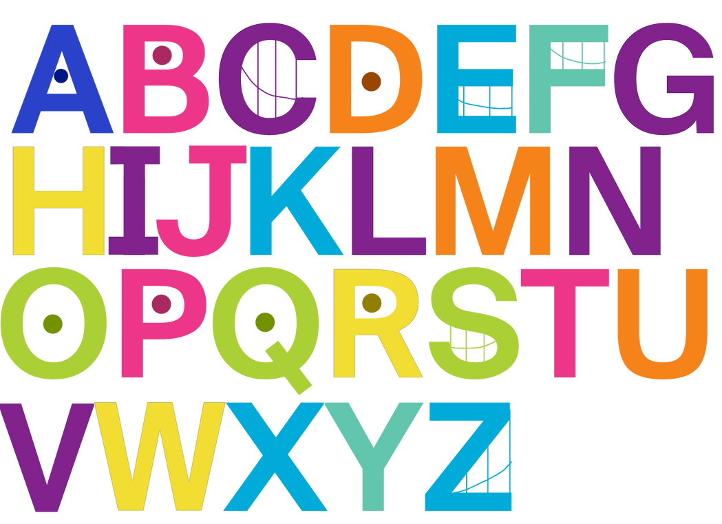 TVOKids Uppercase Letters (PFP) by ikeystudios on DeviantArt