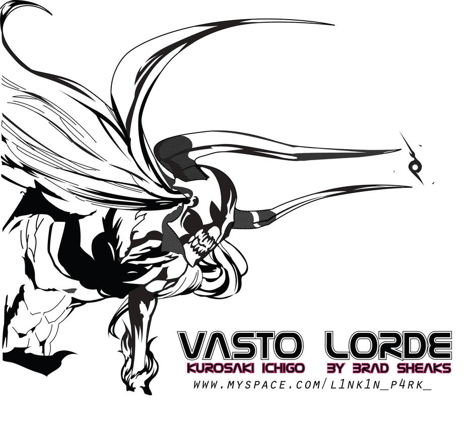 A drawing I did a little while back of Vasto Lorde Ichigo. @loehn