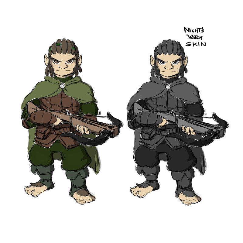 Halfling Ranger by lukeacioli on DeviantArt