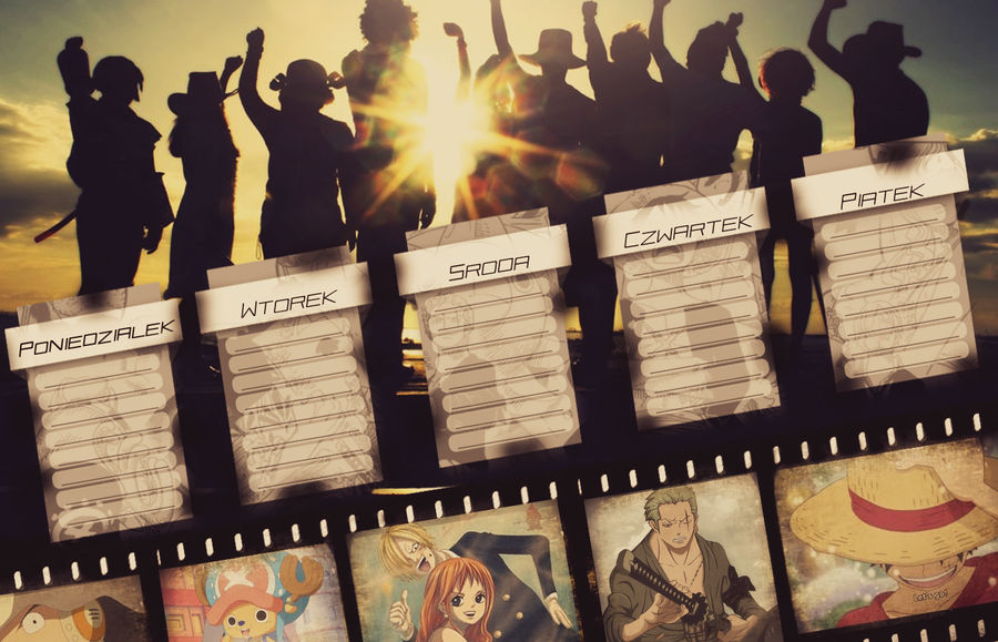 Plan Lekcji - One Piece by Dander97 on DeviantArt