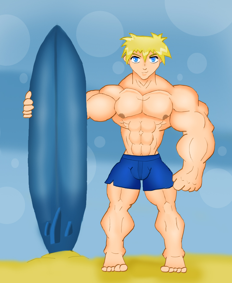 [Collab: KingSuque] Hunk Surfer