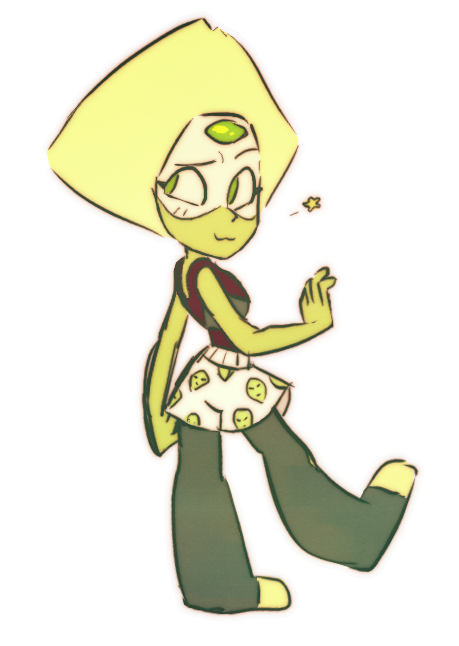APPEARANCE MODDIFIERS THAT ARENT MELDED TO YOUR BODY I had to draw Peridot from this super cute scene!!  Tumblr
