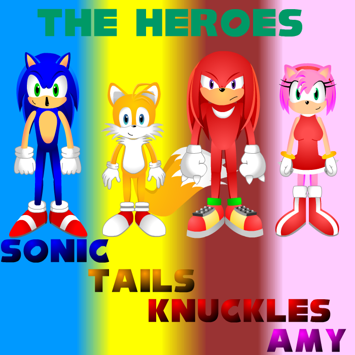 Sonic The Movie. The Heroes by BoozermaN on DeviantArt