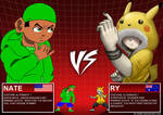 Nate vs. Ry LIVE AND LET DIE by greenate