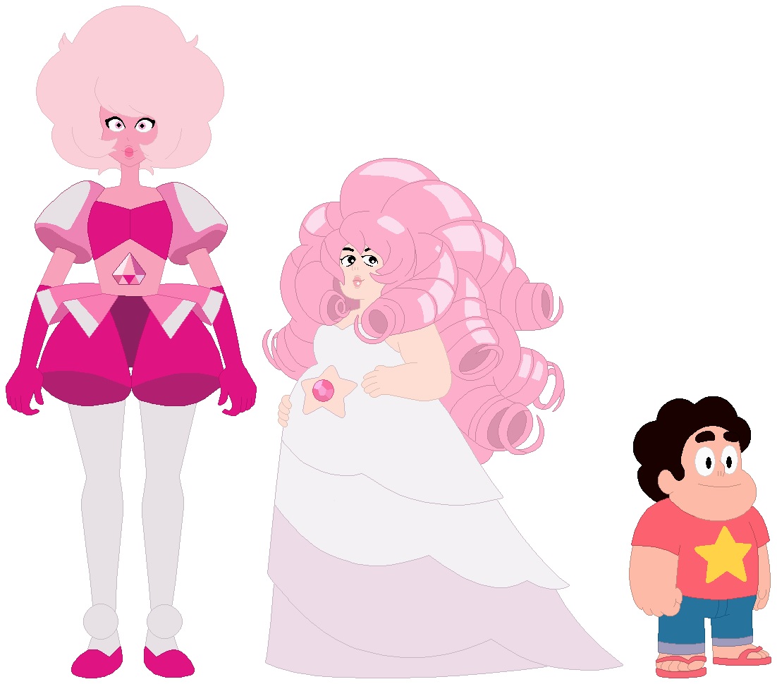 Pink Diamond To Rose Quartz To Steven Universe By Ashleysonglover On Deviantart