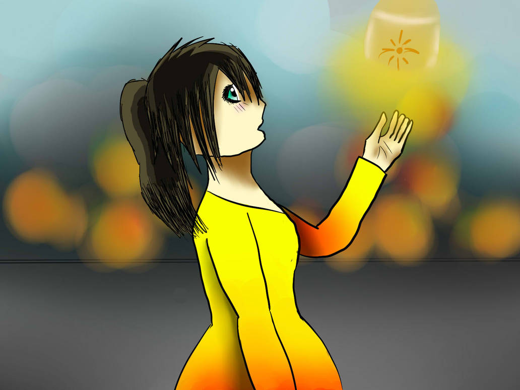 Anime Floating lights by BetaMegaLPSDrawz on DeviantArt