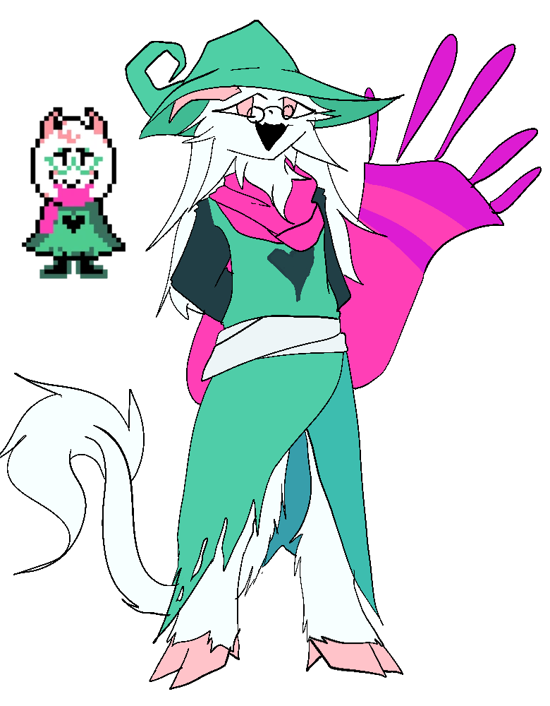 Lightner Ralsei Ralsei deltarune design by Pickled-Corm on DeviantArt