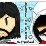 Chibi Cesare and Ezio