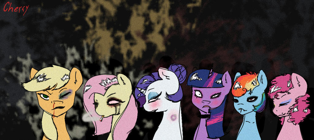 Mane 6 by Gorillaz-24 on DeviantArt