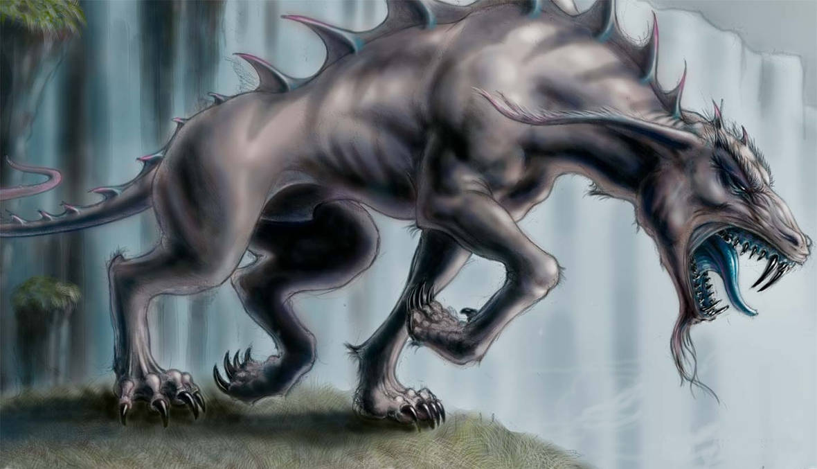 Alien Wolves Alien wolf (detail) by andrewcox on DeviantArt