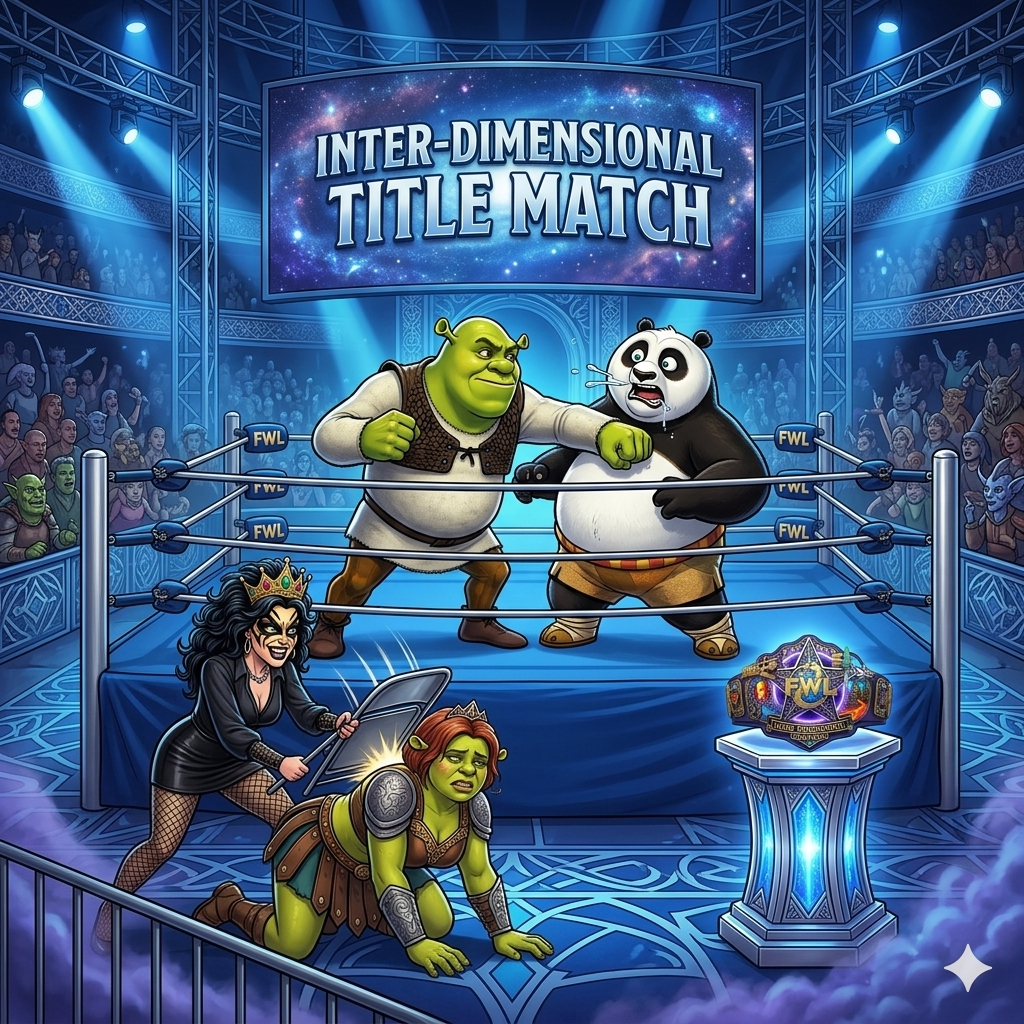 Fwl Fan FWL Origins: Inter-Dimensional Title Match. by Butterfly03Queen on ...