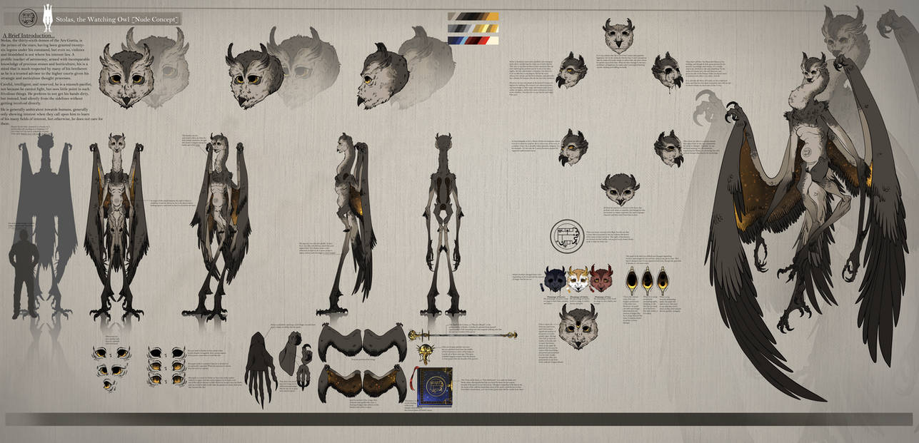 Stoli Character Stolas - First Concept by EverMoranArts on DeviantArt