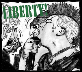 Liberty! Discography Cover by NickBentonArt