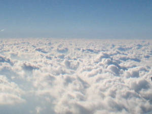 nuages vu d'en haut