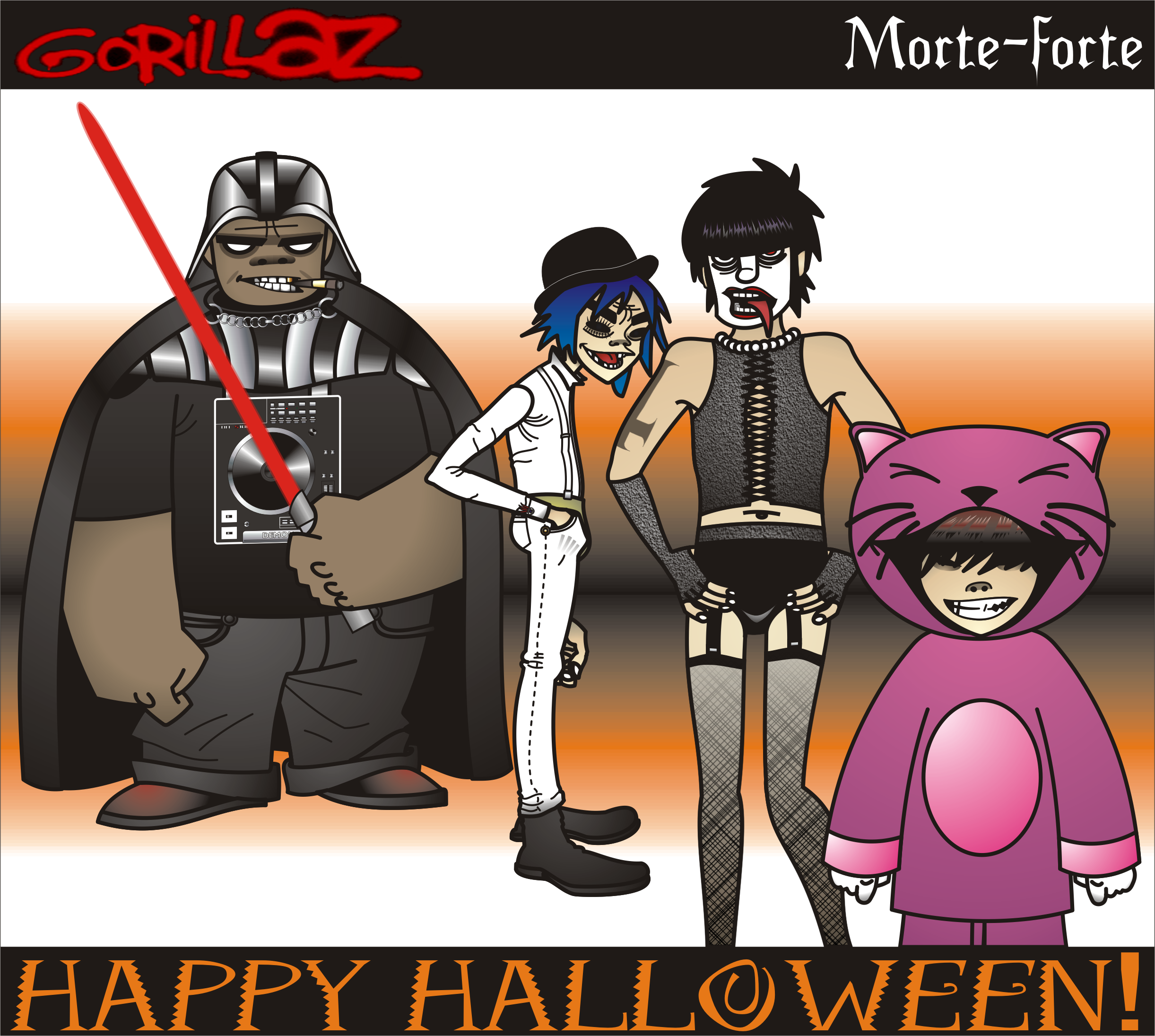 Gorillaz: HAPPY HALLOWEEN.