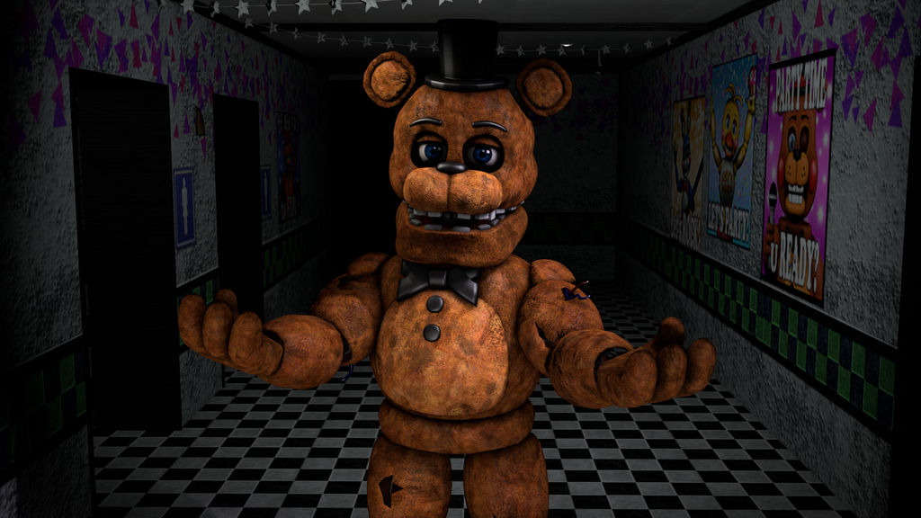 Withered Freddy V2 Full body [SFM FNAF] by TRAWERT