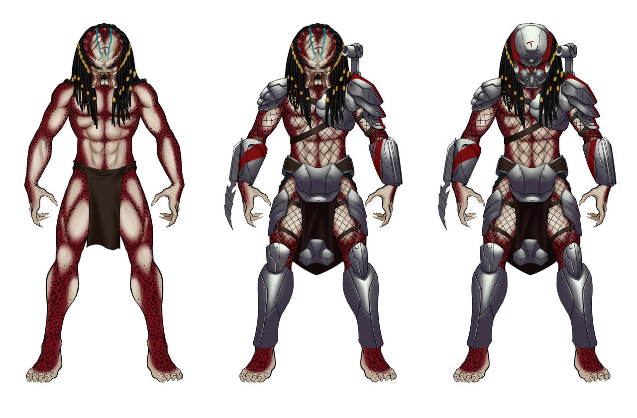 Predator Design Evolution my predator design by Mandoadart on DeviantArt