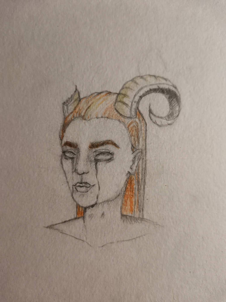 A red hair demon by KingBoomBoo023 on DeviantArt