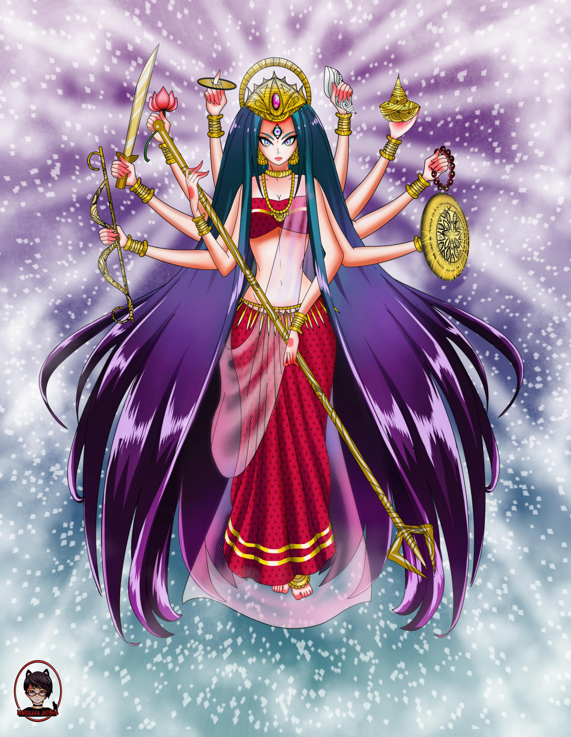Devi Durga by MangakaAnisha on DeviantArt Devi Durga by MangakaAnisha on DeviantArt