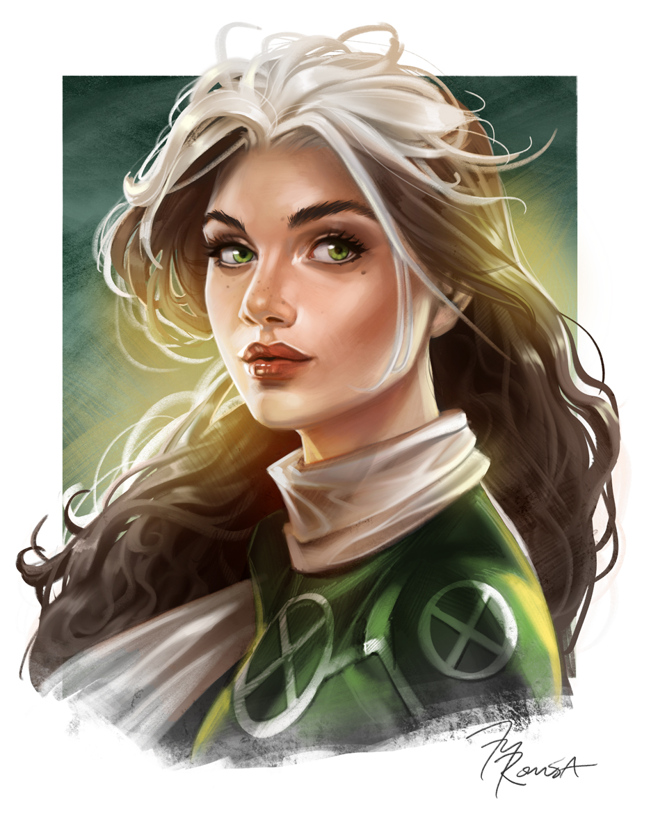 Rogue Portrait by TyRomsa on DeviantArt