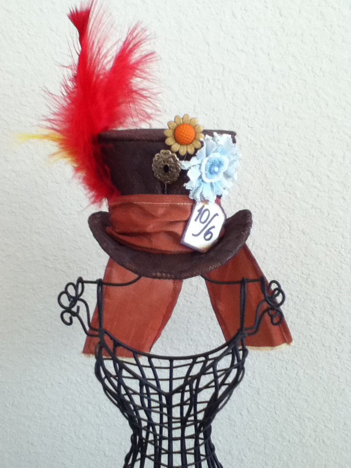 Mad Hatter mini top hat