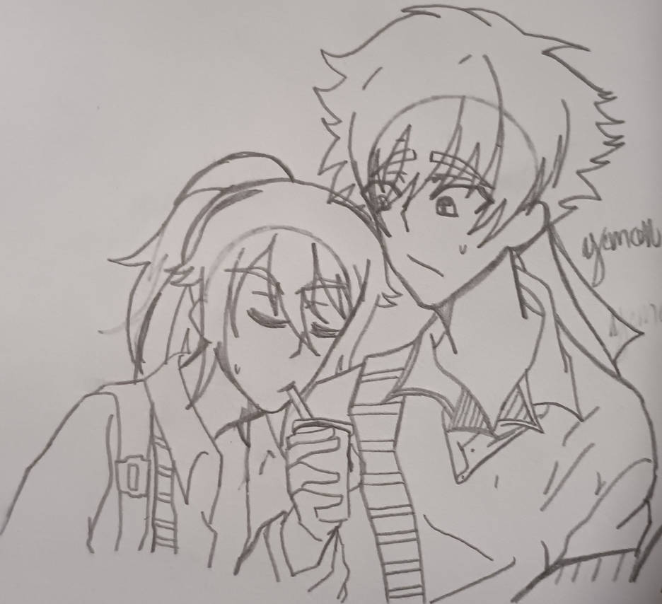 Ayano Aishi and Budo Masuta by Yemonlovesart on DeviantArt