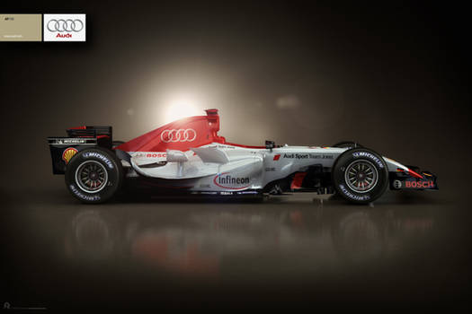 Audi F1 Livery Print