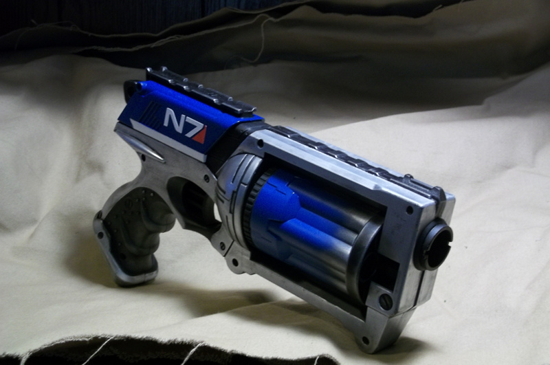 Blue Mass Effect Inspire Nerf Maverick