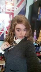 Hermione Granger cosplay makeup test 