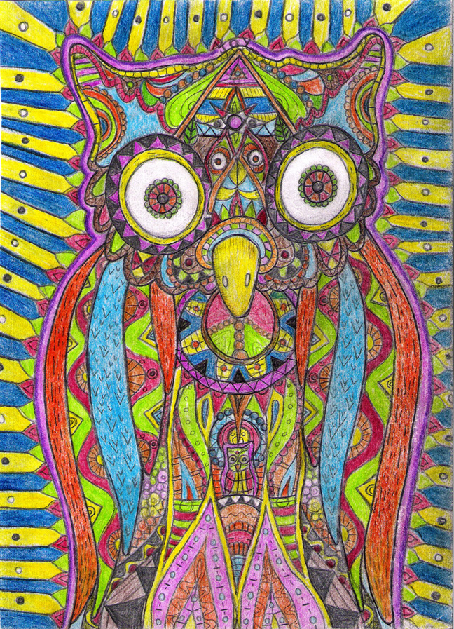 Moonflower Owl