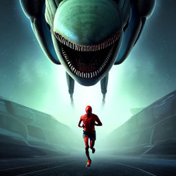 Running alien by 24carats on DeviantArt