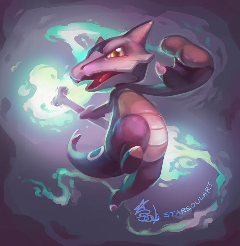 Alolan Marowak by StarSoulArt