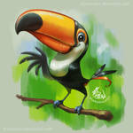 Toco Toucan by StarSoulArt