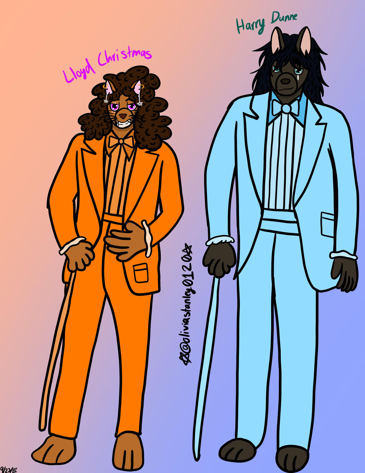 Phoenix And Spade Lloyd Christmas And Harry Dunne By Oliviastanley0120 Phoenix and spade lloyd christmas and harry dunne by oliviastanley0120