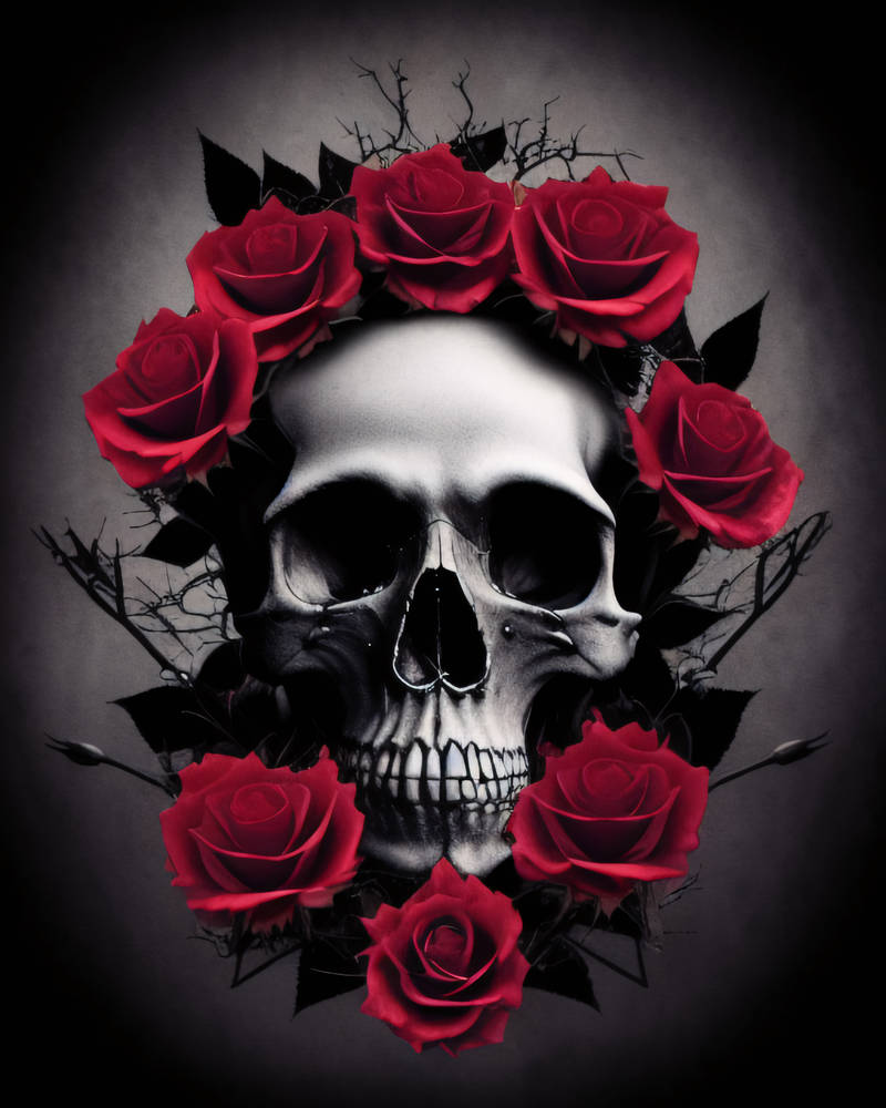 Deathly Gothic Rose Skull Sigil by UltDarkness on DeviantArt