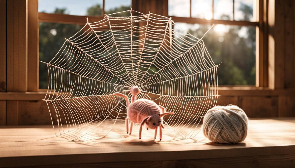 Charlie's Web Rope Tree Charlotte's Web made from yarn by Bozana on DeviantArt