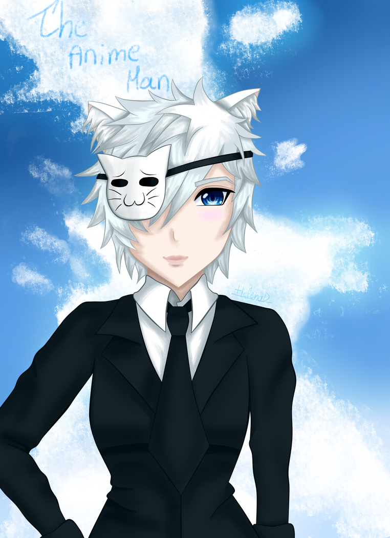 TheAnimeMan - Old Drawing by HelenaTheFox on DeviantArt