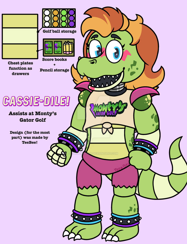 FNAF Security Breach OC: Cassie by TeeboKneebo on DeviantArt