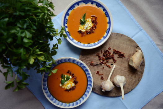 Pumpkin creamy soup