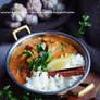 Fish and tomato curry