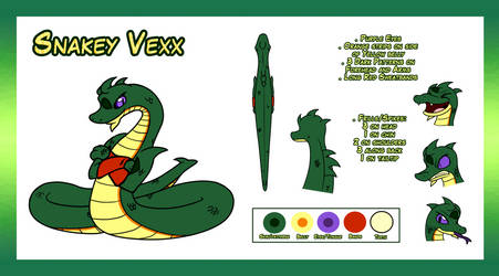 Snakey ref by VexxBlack
