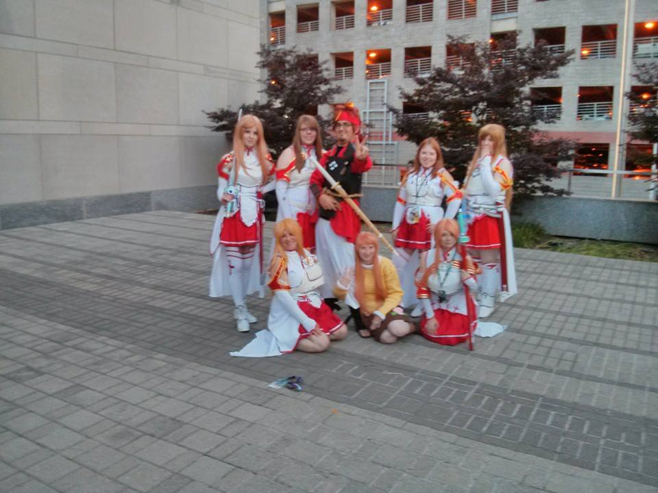 Klein with ALL the Asuna - Animazement 2014